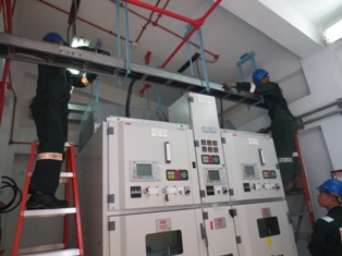 power cable laying