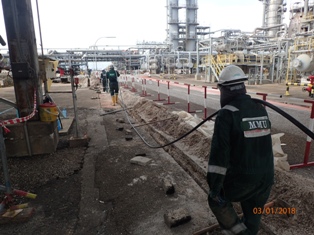 Cable Laying and Road Cutting
