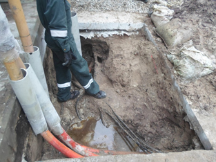 re-termination of HV cable for new transformer