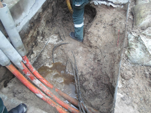 re-termination of HV cable for new transformer
