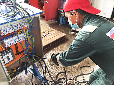 power cable laying