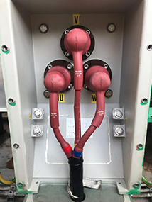 power cable laying